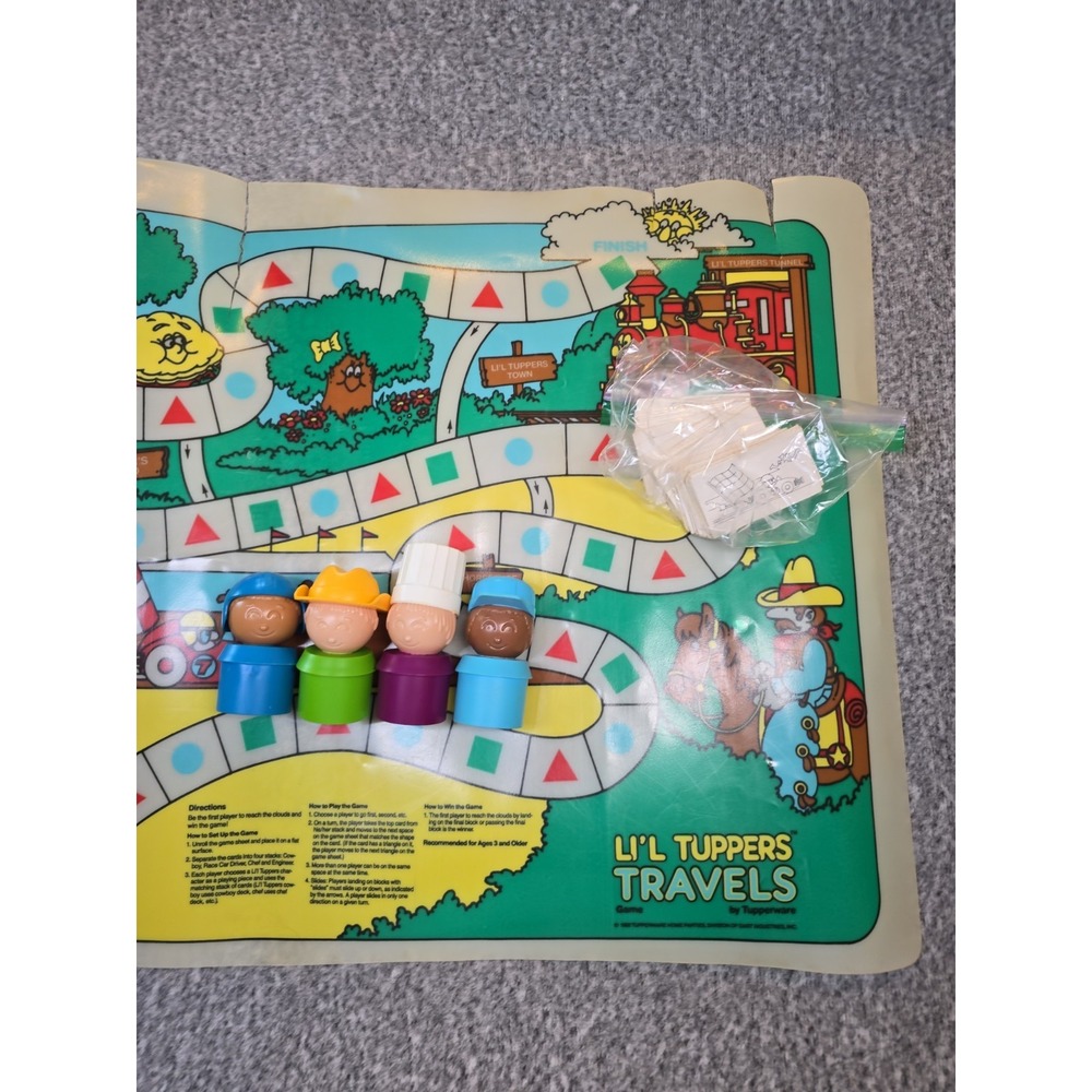 LI'L TUPPERS TRAVELS GAME BY TUPPERWARE VINTAGE